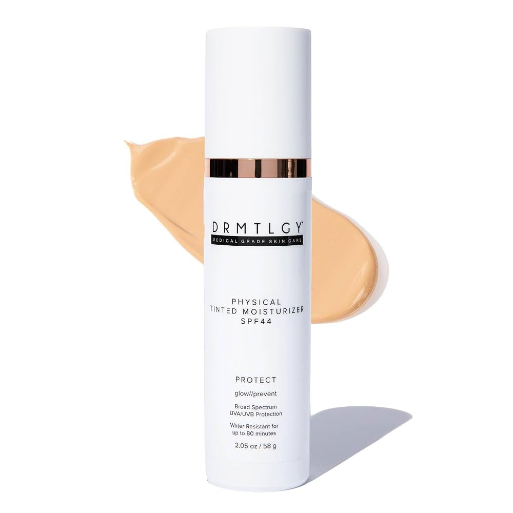 DRMTLGY Physical Tinted Moisturizer with SPF 44. Universal Tint. All-In-One Mineral Tinted Sunscr... | Amazon (US)
