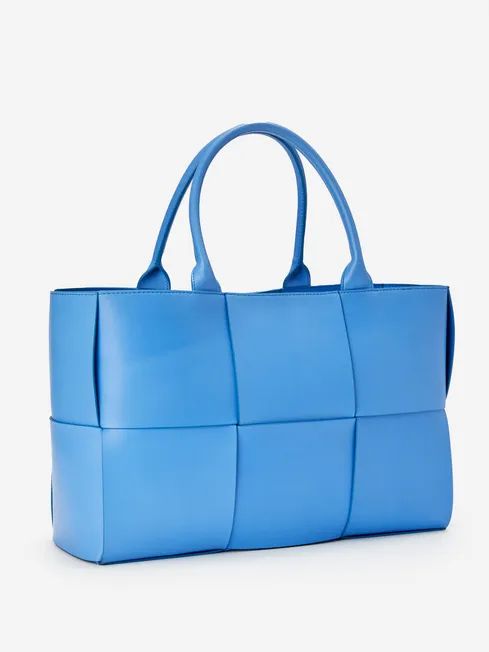 Mega Tessare Woven Leather Handbag | J.McLaughlin