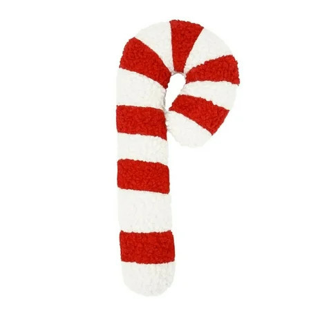 Christmas Candy Cane Peppermint Pillow Christmas Throw Pillows Christmas Lollipop Pattern Decorative Plush Shaped Pillows for Couch Sofa | Walmart (US)