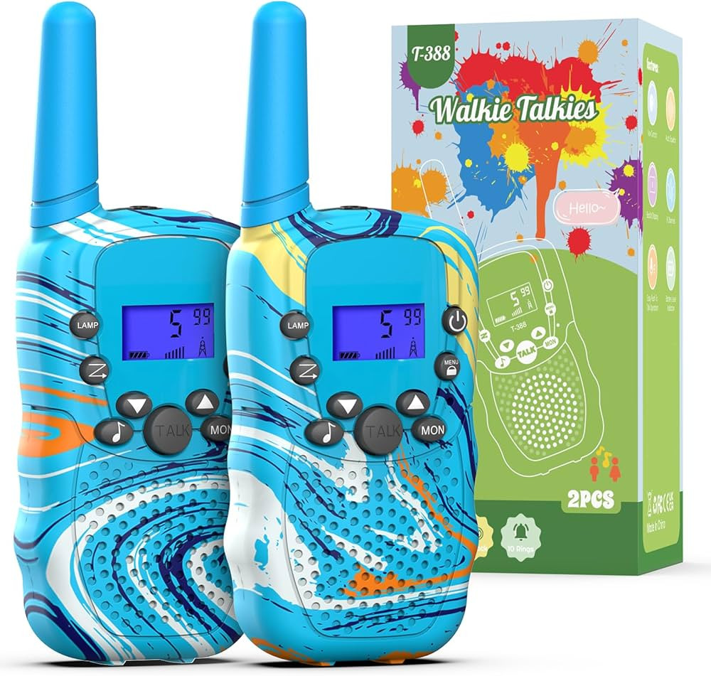 Selieve Toys Gifts for 3 4 5 6 7 8 Year Old Boys, Walkie Talkies Kids 22 Channel 2 Pack with LED ... | Amazon (US)