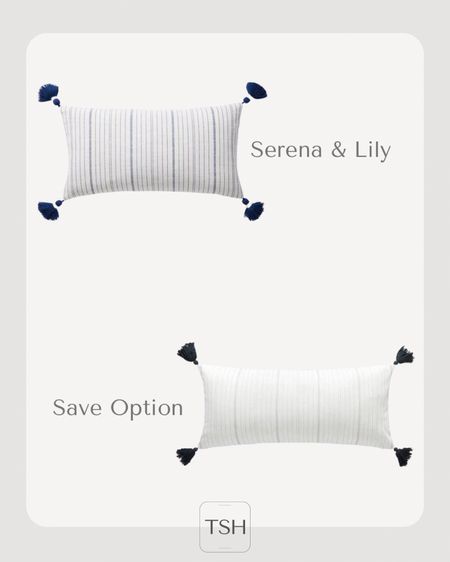 This Amazon pillow cover is a great dupe for the Serena and Lily Surf Stripe Pillow  

#LTKFind #LTKstyletip #LTKhome