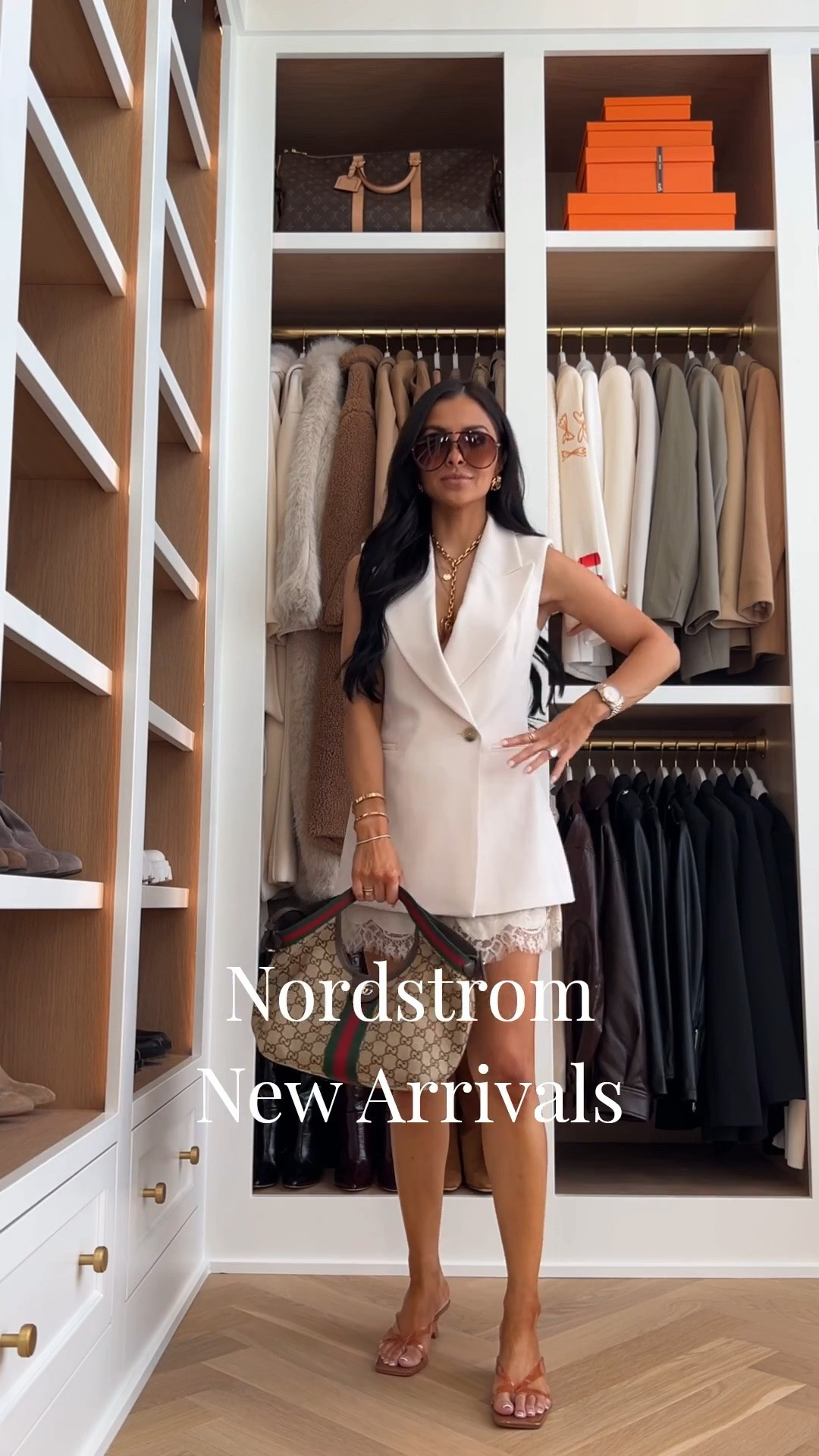 Nordstrom summer outfit
Nordstrom sleeveless blazer / vest top
Nordstrom lace trim shorts
Dolce vita jelly sandals 
Gucci giglio bag
Amazon best sunglasses

#LTKmomlife #LTKOver40 #LTKootd