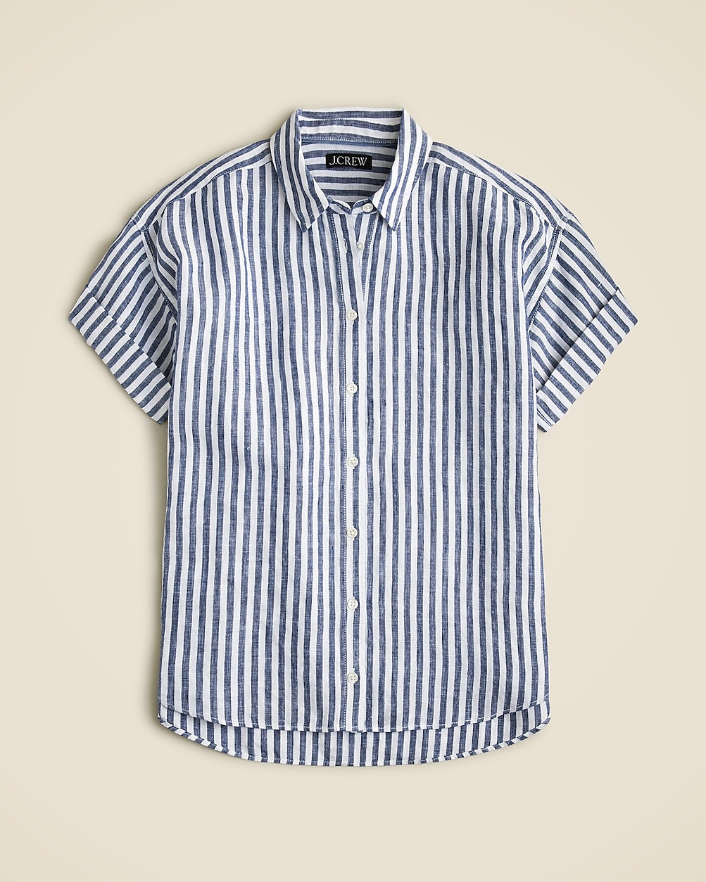Capitaine shirt in stripe Baird McNutt Irish linen | J. Crew US