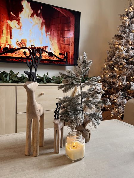 Crate & Barrel wood reindeer 🤍 holiday coffee table decor - Christmas gift idea  

#LTKHoliday #LTKSeasonal #LTKGiftGuide