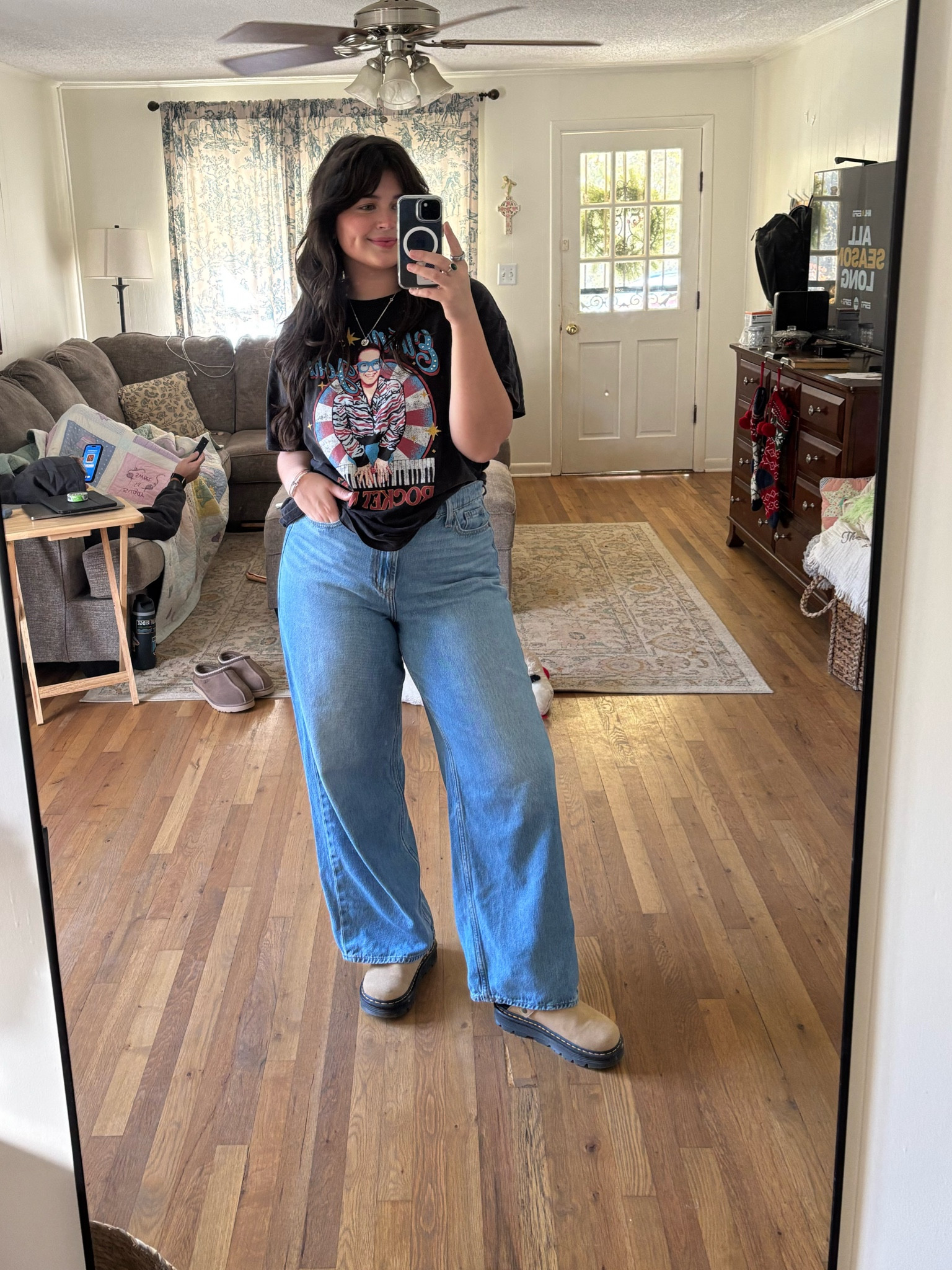 the perfect scandi style wide leg jeans. so comfy!!

#LTKMidsize