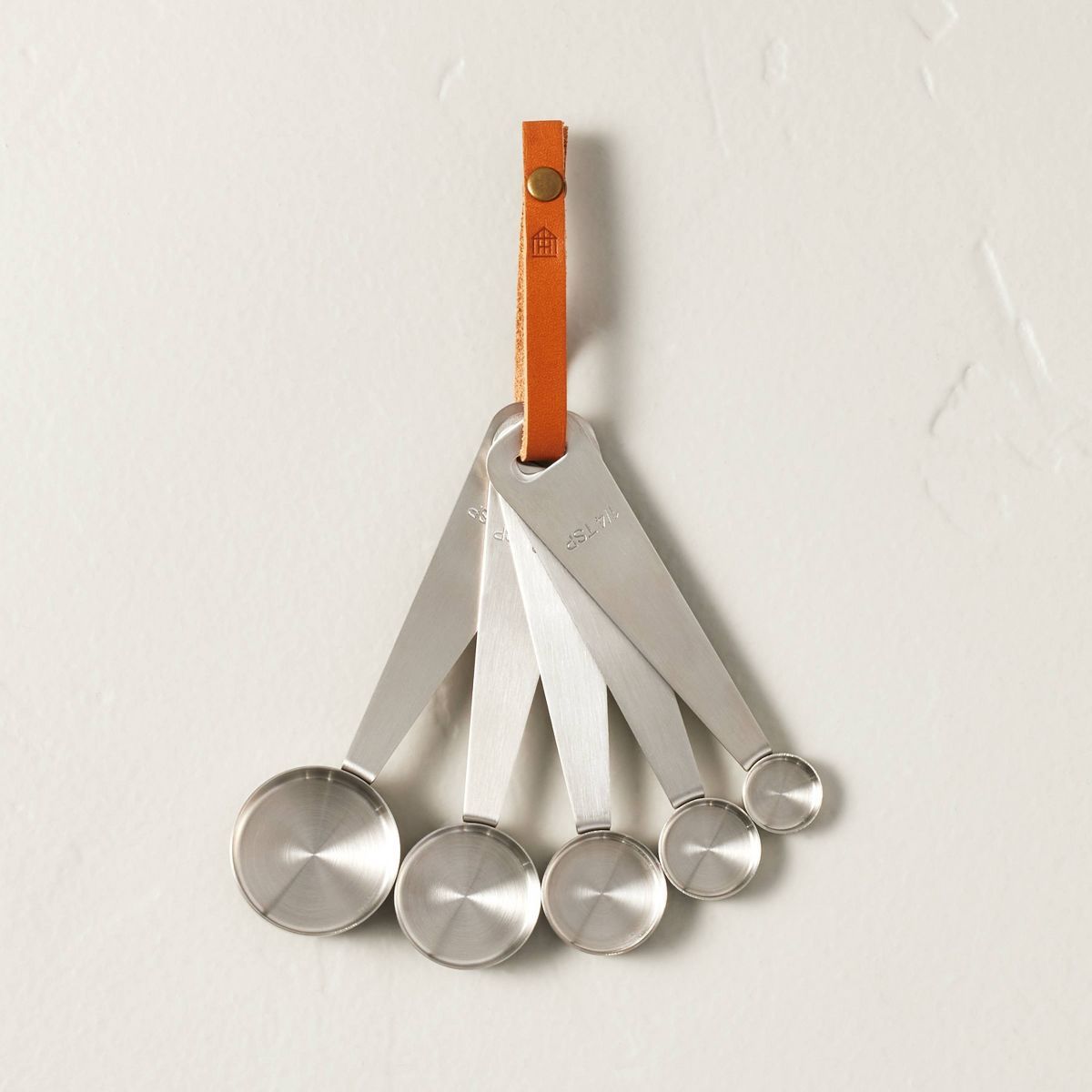 5pc Measuring Spoon Set Vintage Silver Finish - Hearth & Hand™ with Magnolia | Target