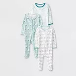 Baby 3pk Llama Love Zip Sleep N' Play Pajama Set - Cloud Island™ | Target