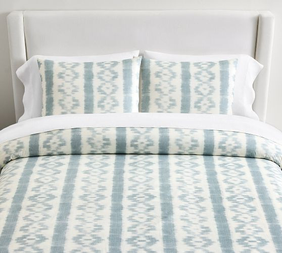 Skylar Ikat Duvet | Pottery Barn (US)