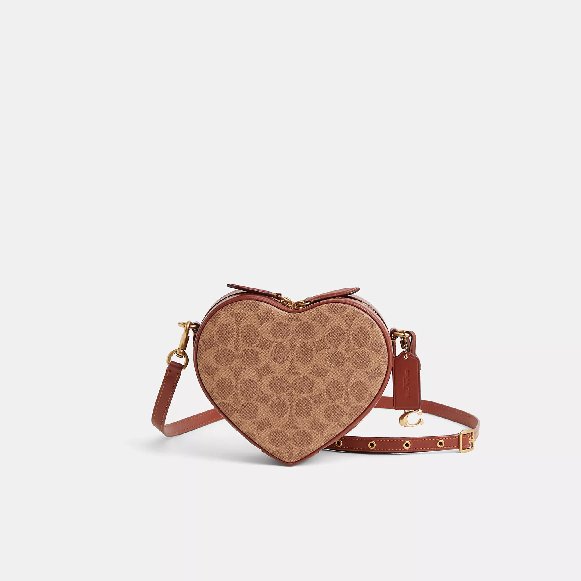 Restored Heart Crossbody Bag In Signature Canvas | Coach (US)