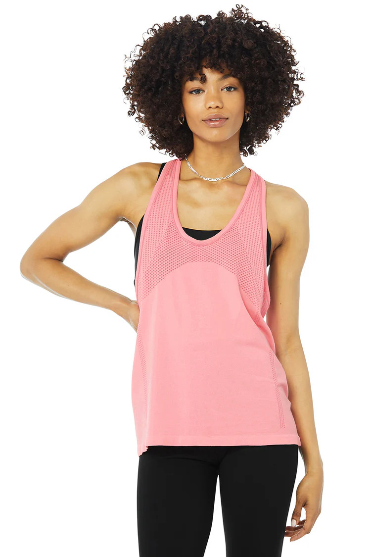 Seamless Essential Tank - Macaron Pink | Alo Yoga (US)