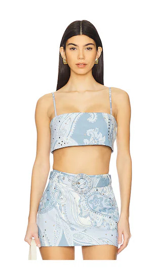 Bustier Top in Powder Blue | Revolve Clothing (Global)