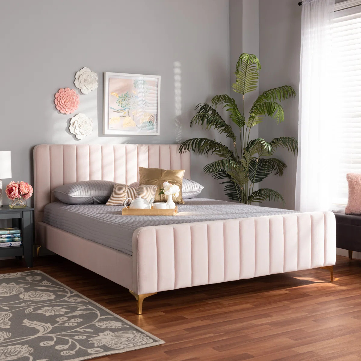 Mercer41 Krecic Upholstered Platform Bed & Reviews | Wayfair | Wayfair North America