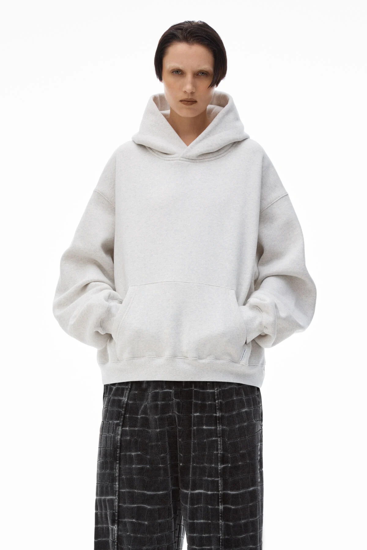 HOODIE IN DENSE FLEECE | Alexander Wang