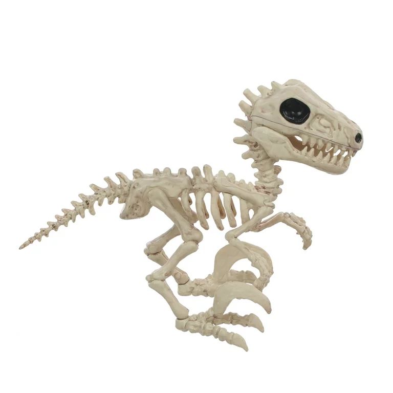 Halloween Faux Raptor Skeleton Decoration, 5 in, by Way to Celebrate | Walmart (US)