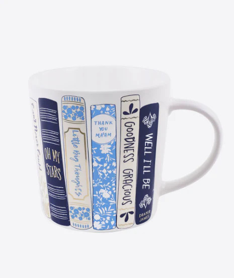Book Stack Ceramic Mug | Draper James (US)