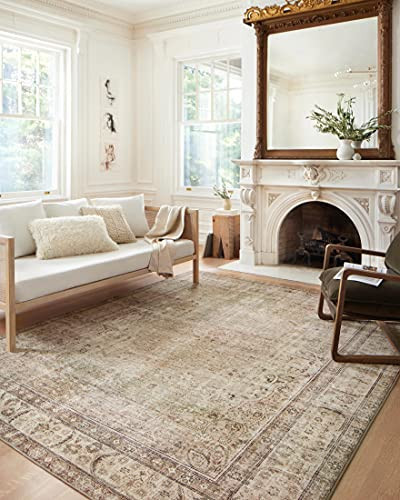 Loloi Margot Collection MAT-01 Antique/Sage 2'-6" x 11'-6" Runner Rug feat. CloudPile, No-Shed Easy Clean Large Patterned Area Rug for Living Room, Bedroom, Dining Area | Amazon (US)
