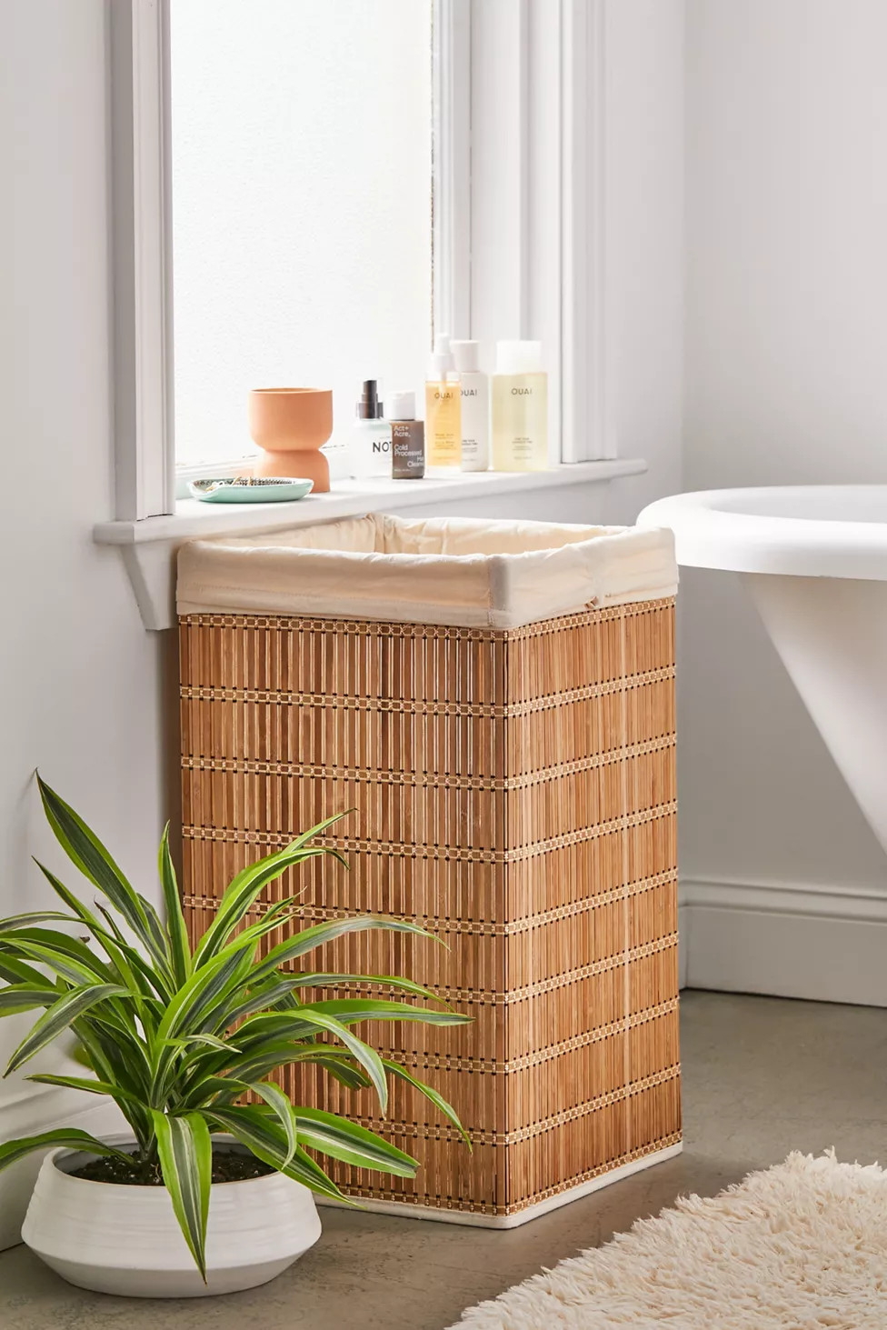 Bamboo Wicker Hamper | Urban Outfitters (US and RoW)