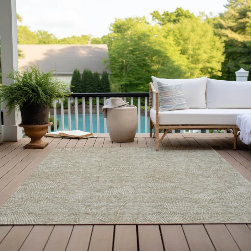 Colwart Performance Floral Indoor / Outdoor Rug | Wayfair North America