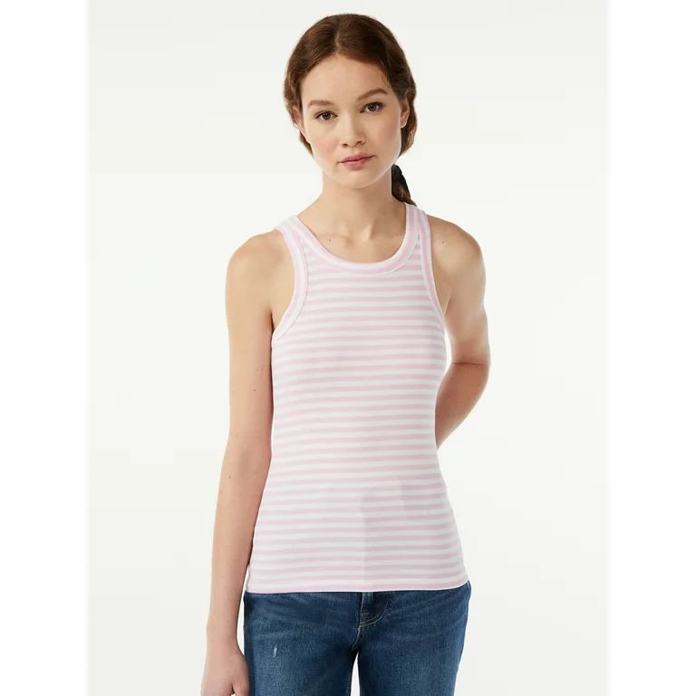 Free Assembly Women's Cut Away Tank Top | Walmart (US)