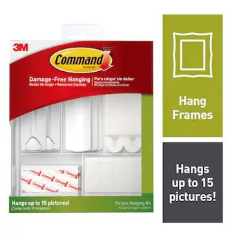 Command White Picture Hanging Kit | Lowe's
