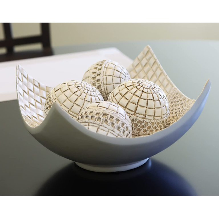 5pc Large Decorative Bowl for Home Decor Coffee  Kitchen  Dining Table Centerpieces  Orbs/Balls I... | Walmart (US)