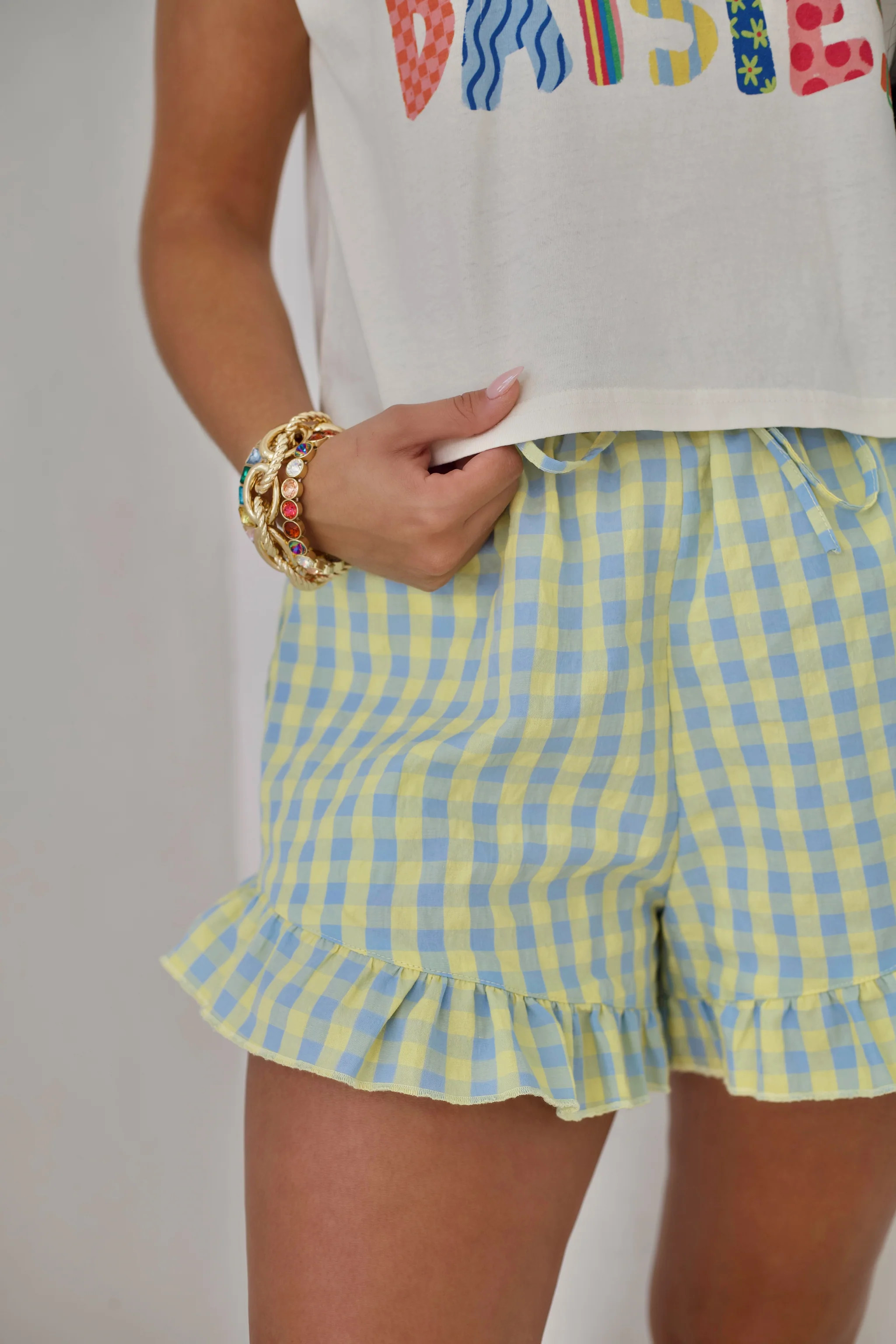 Lemon Drop Ruffle Short | Poppy & Pine