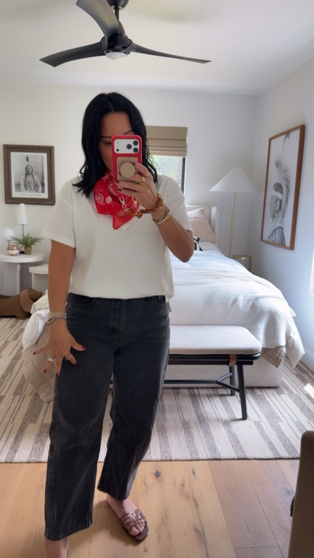 T-shirt size medium, jeans size 29 (I’m a curvy size 8), shoes fit tts

#LTKSaleAlert #LTKxMadewell #LTKMidsize