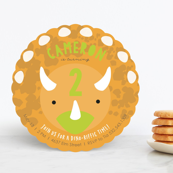 "Tri Birthday" - Customizable Children's Birthday Party Invitations in Blue by Itsy Belle Studio. | Minted