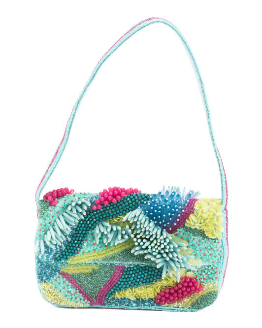 Coastal Beaded Shoulder Bag | TJ Maxx