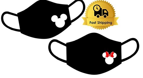 Disney Face Mask Mickey Mouse Face Mask Minnie Face Mask | Etsy | Etsy (US)