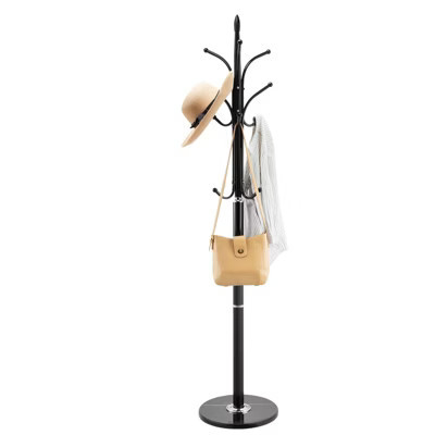 Coat Rack Freestanding Tree with Marble Base and 6 Hooks for Entryway | Target