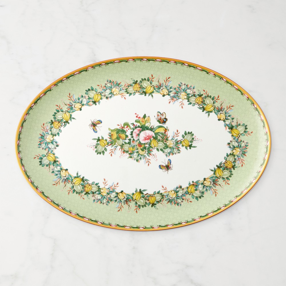 Famille Rose Oval Platter | Williams-Sonoma