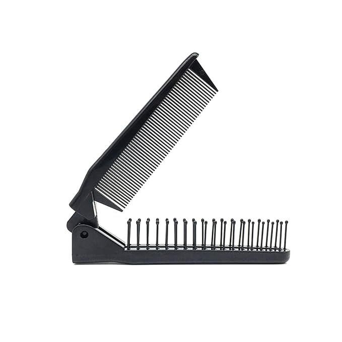 LOUISE MAELYS Portable Travel Folding Hair Brush Compact Pocket Hair Comb Double Headed Anti-stat... | Amazon (US)