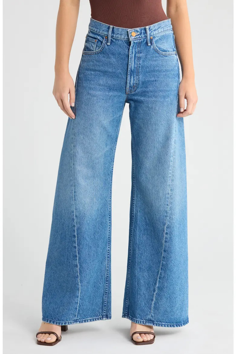 Lemon Twist High Waist Wide Leg Jeans (Women) | Nordstrom | Nordstrom