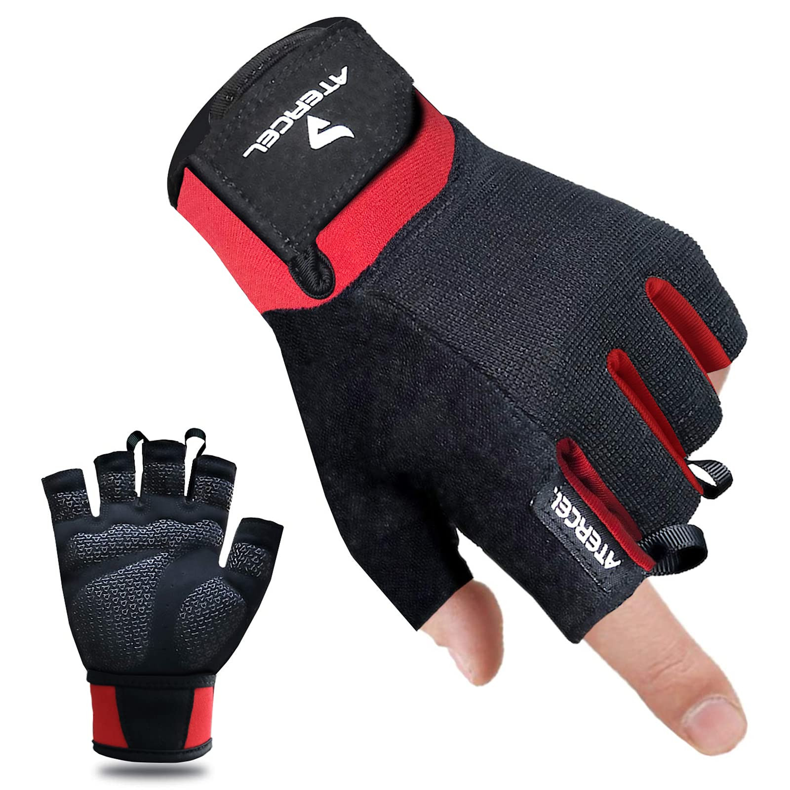 ATERCEL Workout Gloves for Men and Women, Exercise Gloves for Weight Lifting, Cycling, Gym, Train... | Amazon (US)