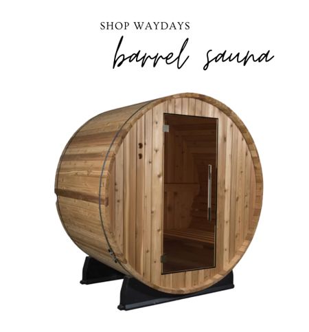 Would love a barrel sauna. This one is 60% off!! 

#LTKSeasonal #LTKhome #LTKsalealert