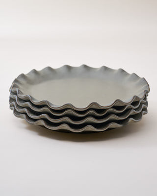 Green Organic Ruffle Edge Plate | Magnolia