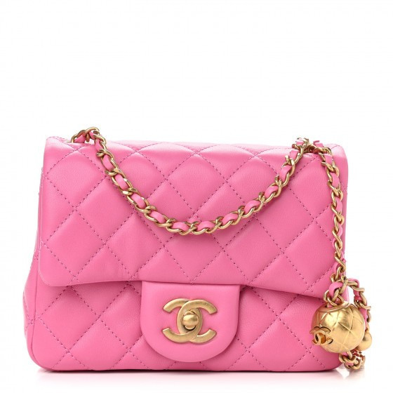 CHANEL

Lambskin Quilted Mini CC Pearl Crush Flap Pink | Fashionphile