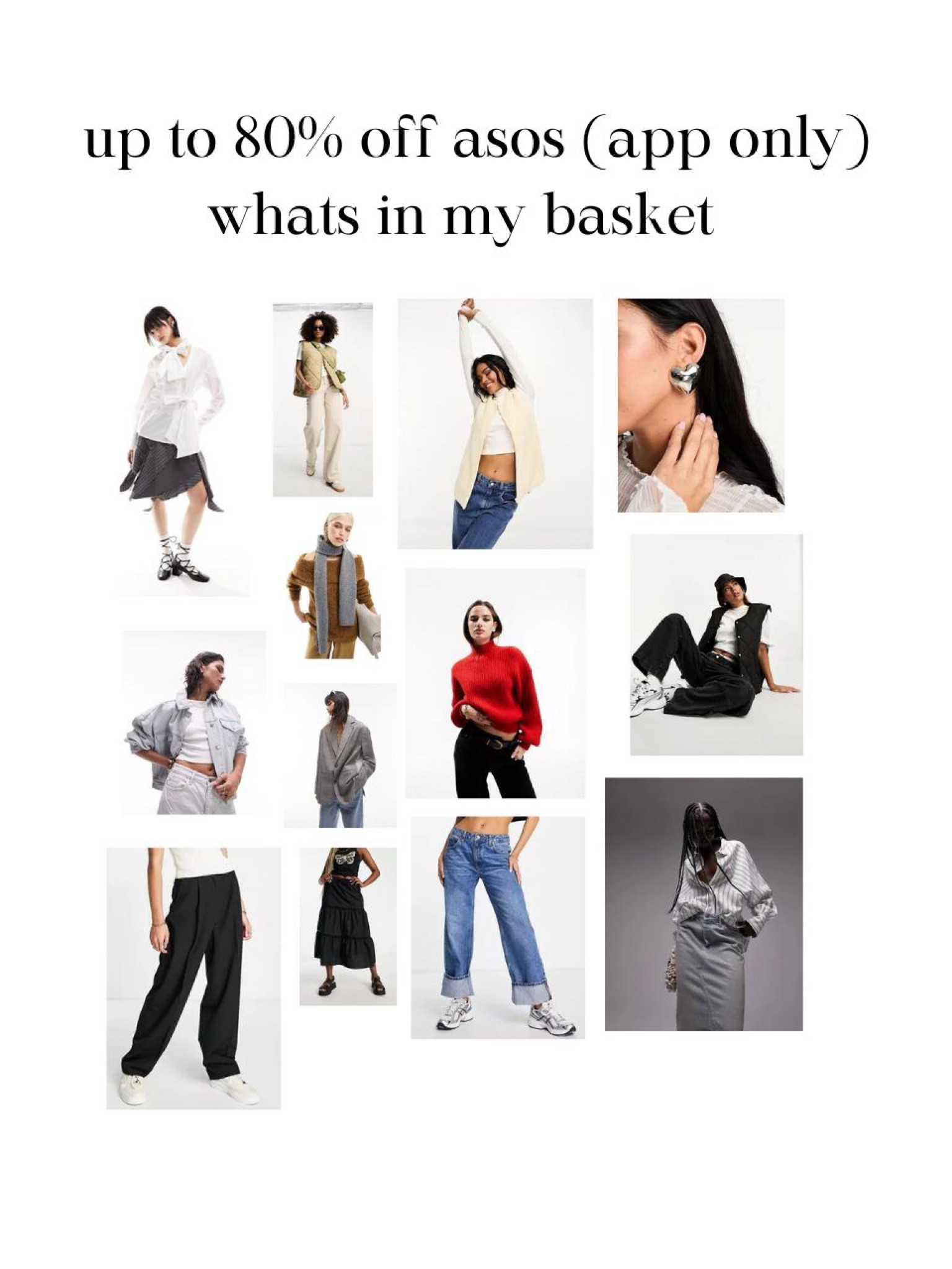 What’s in my basket on asos - Black Friday sale 

#LTKCyberSaleUK #LTKGiftGuide #LTKCyberWeek