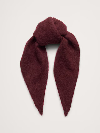 Brushed Wool-Cashmere Triangle Scarf | Banana Republic (US)