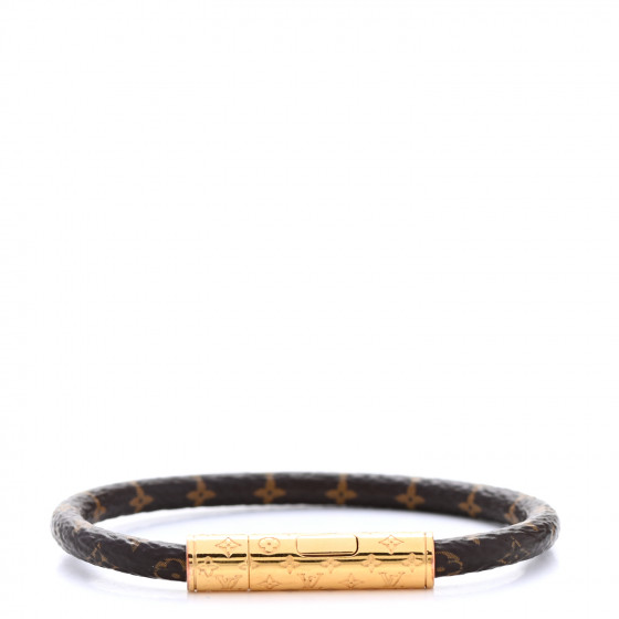 LOUIS VUITTON Monogram Confidential Bracelet 17 | Fashionphile