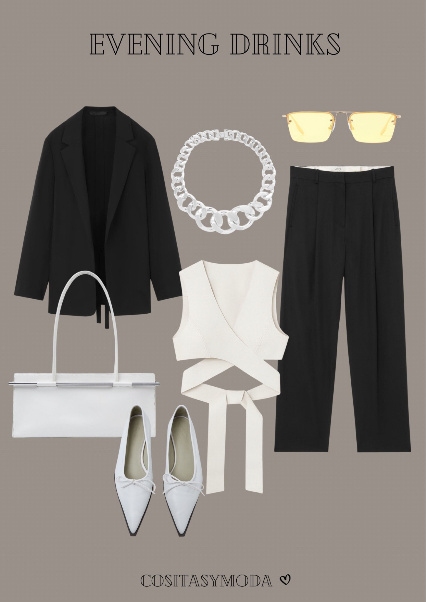 Evening Drinks | Cositasymoda
•
#fridayoutfit #black&white

#LTKSeasonal #LTKstyletip #LTKFestival