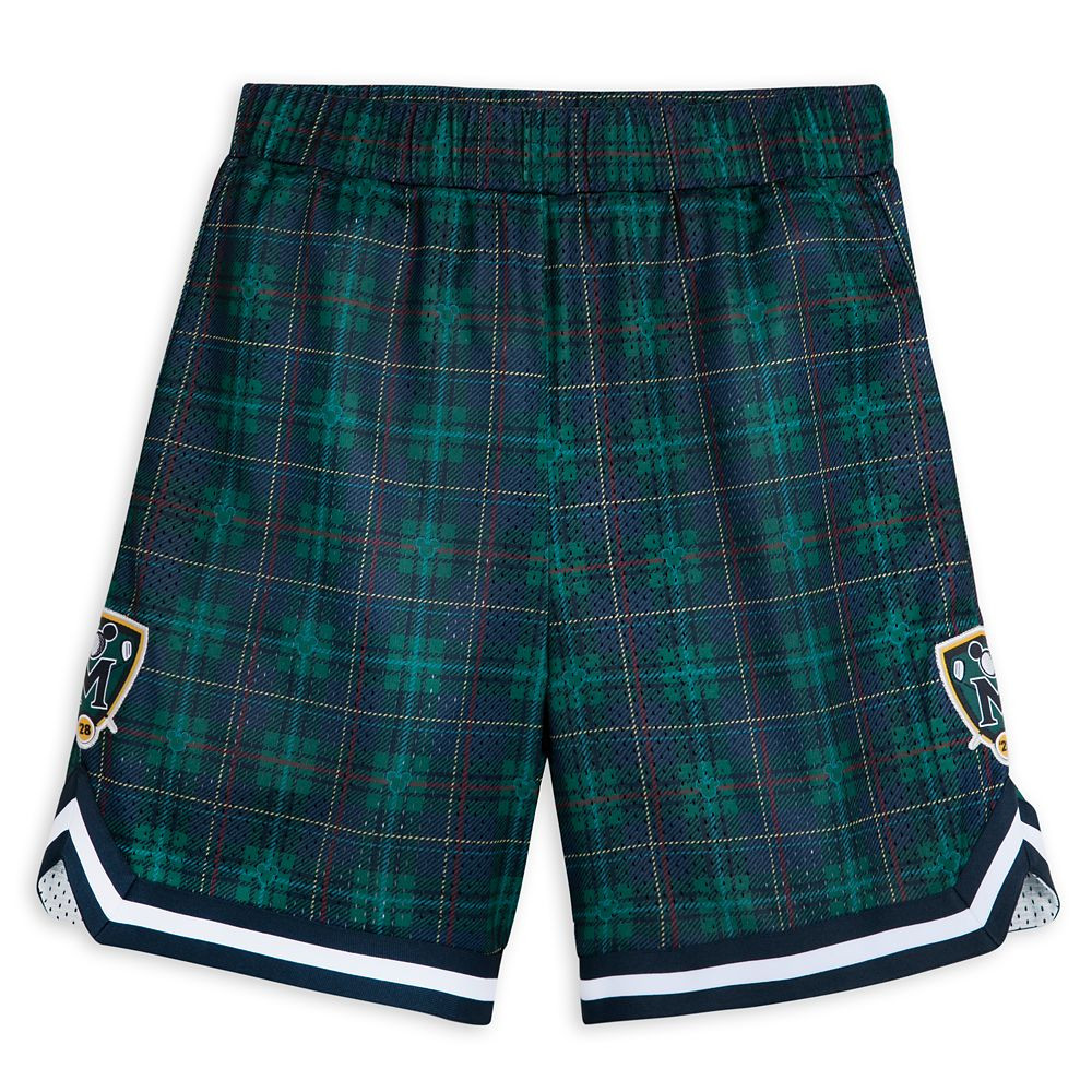 Mickey Mouse Plaid Golf Shorts for Adults | Disney Store
