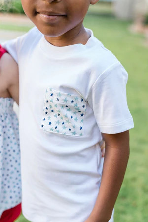 Sparkle Boy Pocket Shirt | The Proper Peony