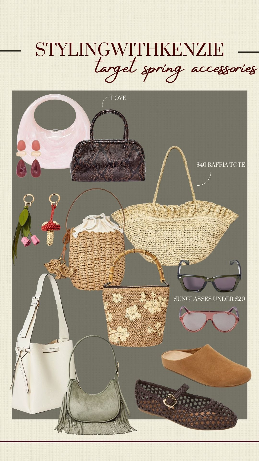 MY FAVORITE TARGET SPRING ACCESSORIES🍋🌷🍄 

 #LTKSpringSale #LTKmomlife #LTKSeasonal