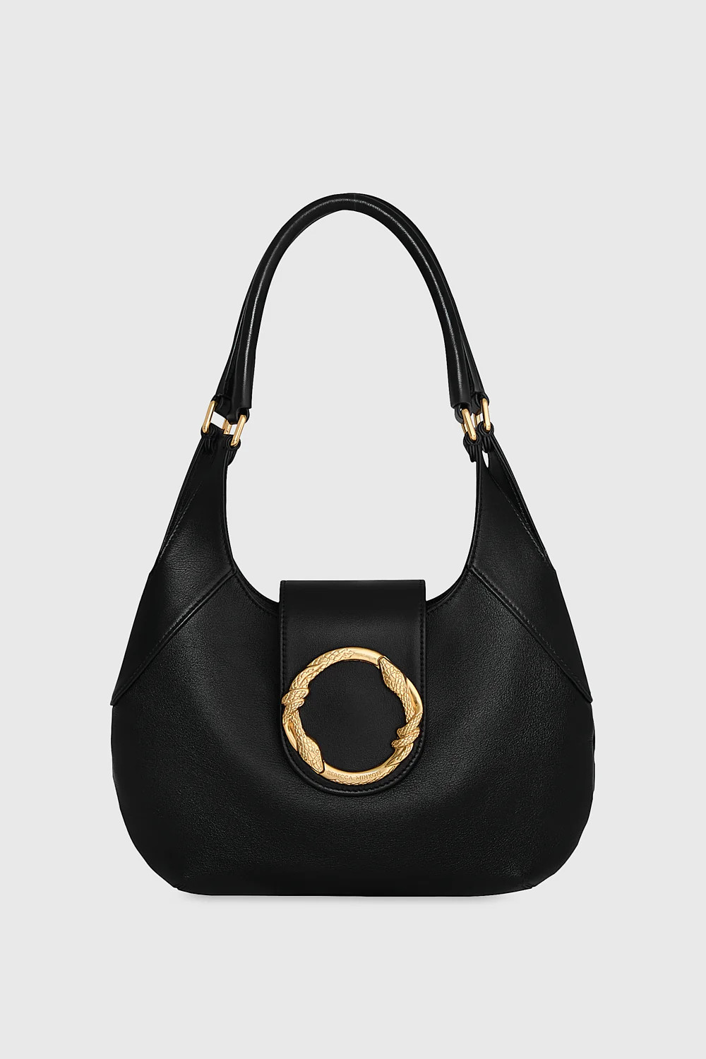 Snake Ring Crescent Shoulder Bag | Rebecca Minkoff