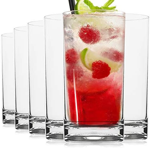 Vivocci Unbreakable Tritan Plastic Water Drinking Glasses 16 oz | Ideal for Juice Beverages & Coc... | Amazon (US)