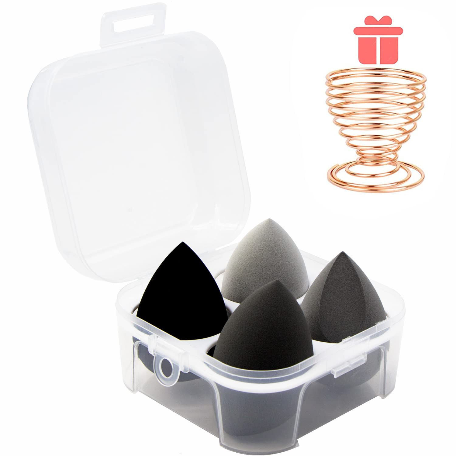 Amazon.com: 5 Pcs Makeup Sponges Blender Set - 4 Pcs Professional Beauty Sponge Foundation Blendi... | Amazon (US)