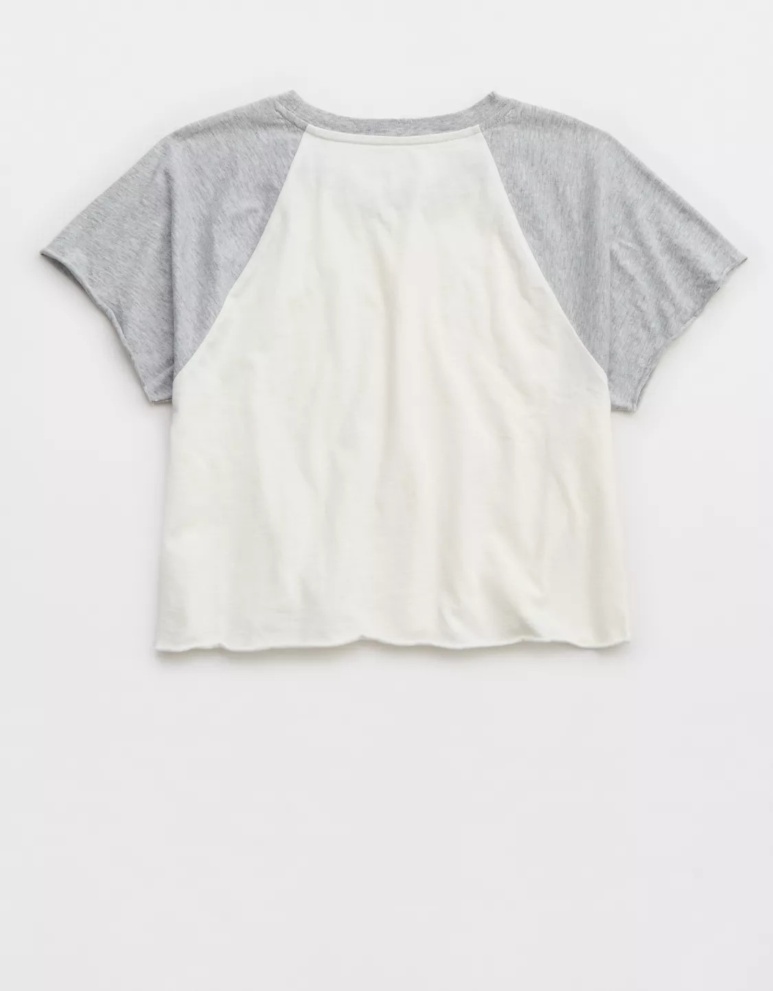 Aerie Cropped Raglan T-Shirt | American Eagle Outfitters (US & CA)