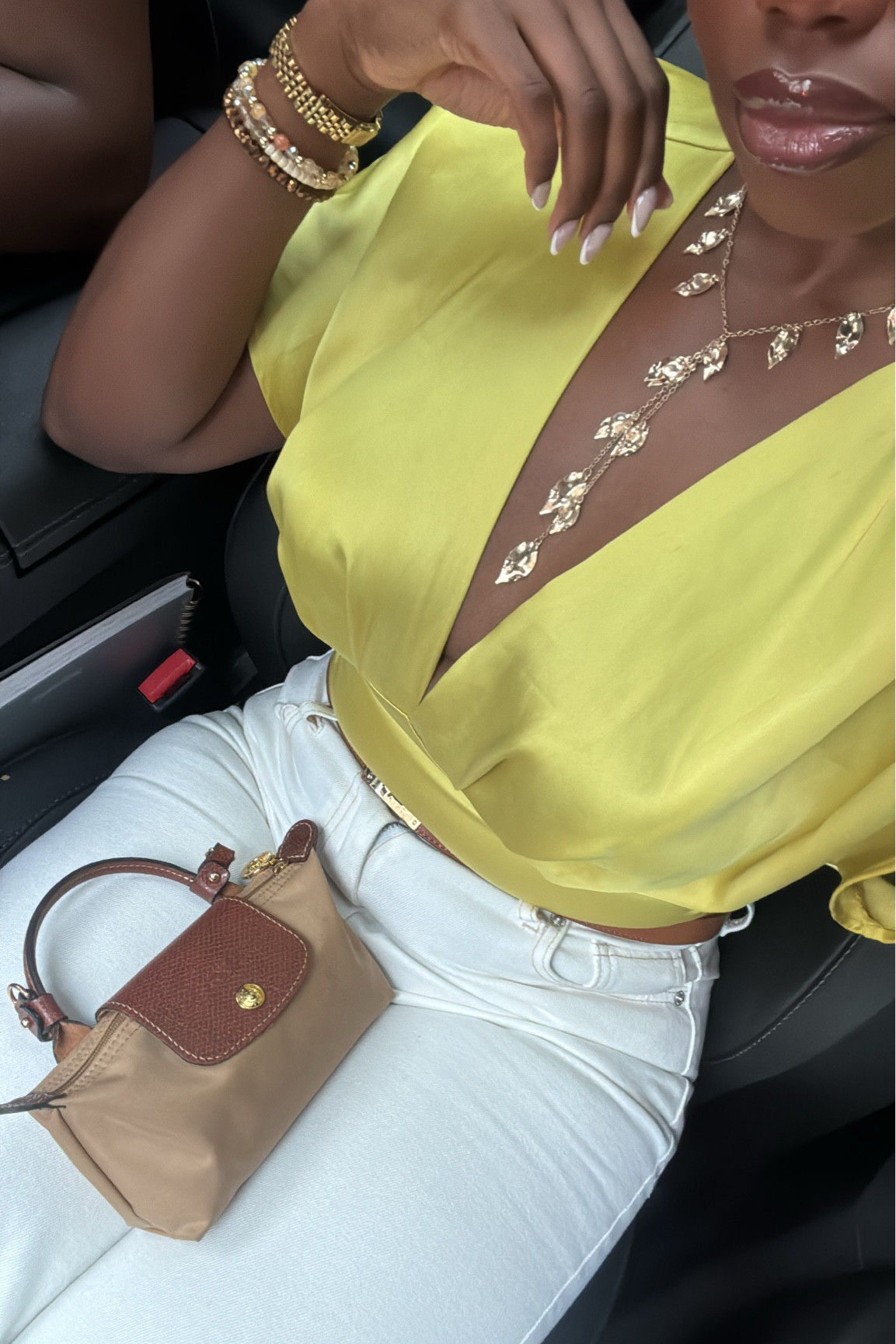 Cute casual outfit! Top is Zara from years ago so no longer sold. Everything else is linked 🫶🏾 #ootd #outfitidea 

#LTKBeauty #LTKStyleTip #LTKMidsize